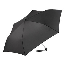 FARE® Mini-Taschenschirm Slim, schwarz