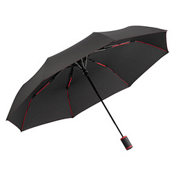 FARE Taschenschirm AC "Mini Style"  mit Automatik, schwarz-rot