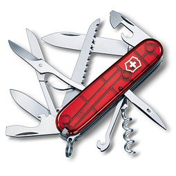 Huntsman 13713T Schweizer Taschenmesser Anzahl Funktionen 15 Rot (transparent)