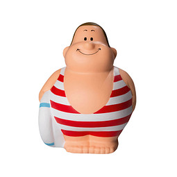 Herr Bert® Anti-Stress-Figuren Schwimmer Bert, weiß/rot