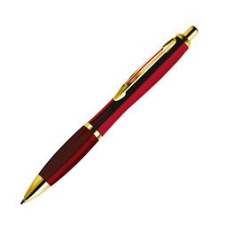 LANCE® Metall-Kugelschreiber Chicago, blaue Mine, gold,rot