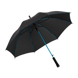 FARE® Automatik-Stockschirm Colorline, schwarz/petrol