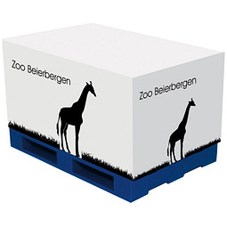 Paletten-Notizquader, blau