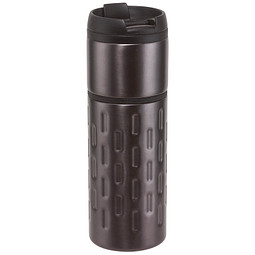 Metall-Isolierbecher Modern, 400 ml, titan-Metallic