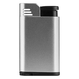 ZORR Quattro Jet-Flame Feuerzeug, silber-matt