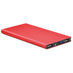 Powerbank Powerflat, 8.000 mAh, rot