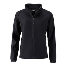 JAMES & NICHOLSON Damen Softshell-Jacke Promo, schwarz, XL