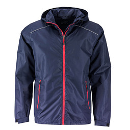 JAMES & NICHOLSON Herren Regenjacke Basic, Herren, dunkelblau, XL