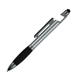 PENKO® Kugelschreiber 4in1 Santiago, blaue Mine, silber
