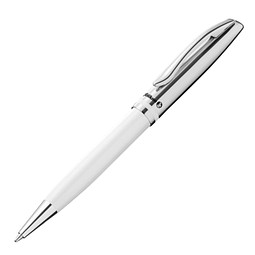 Pelikan Kugelschreiber JAZZ Classic, blaue Mine, weiß/silber