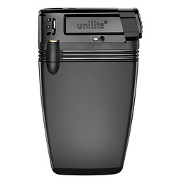 Feuerzeug flach, schwarz