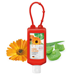 Handbalsam Ringelblume, inkl. Druck auf Body Label, Bumper 50 ml, rot