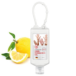 Handreinigungsgel, inkl. Druck auf Body Label, Bumper 50 ml, frost