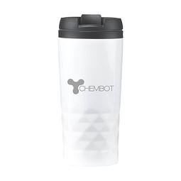 Thermobecher Graphic, 300 ml, weiß