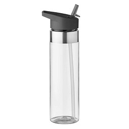 Werbeartikel Trinkflasche Tritan Edelstahl – weiß – mit Logo bedruckt 650 ml BPA-frei für Sportevents & Turniere