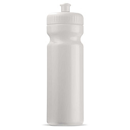 Trinkflasche, 750 ml, weiß/weiß