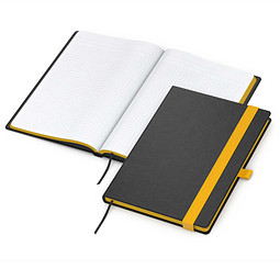 Geiger-Notes Notizbuch Color-Book DIN A5 Tivoli Soft, schwarz/gelb