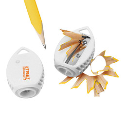 Anspitzer-Zimmermannsbleistift, Weiß