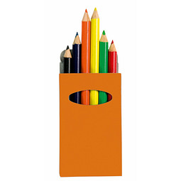 Buntstifte 6-teilig, Orange