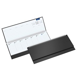 Werbe-Set: 50 Querkalender Alpha 2027, schwarz, inkl. Druck