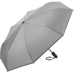 FARE® Mini-Taschenschirm Color Reflex AOC, silbergrau