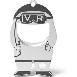 FLASCHENÖFFNER fred vr, silber