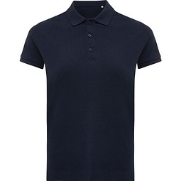 Iqoniq Yosemite Damen Piqué-Poloshirt, navy blau, XS