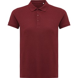 Iqoniq Yosemite Damen Piqué-Poloshirt, burgunderrot, S