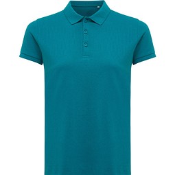 Iqoniq Yosemite Damen Piqué-Poloshirt, verdigris, M