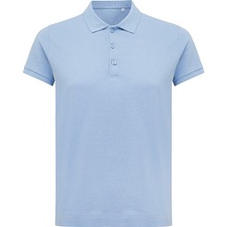 Iqoniq Yosemite Damen Piqué-Poloshirt, sky blue, L