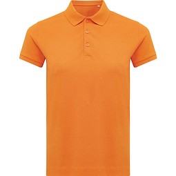 Iqoniq Yosemite Damen Piqué-Poloshirt, orange, S