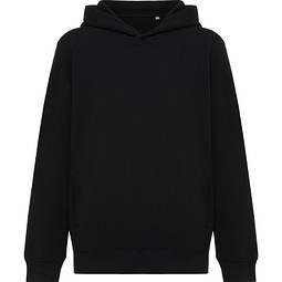 Iqoniq Yengo KidsHoodie mit Seitentaschen, schwarz, 910