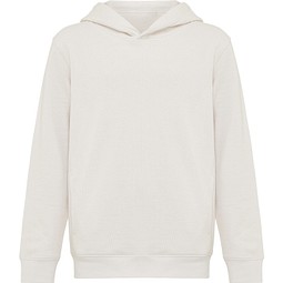 Iqoniq Yengo KidsHoodie mit Seitentaschen aus rec. Baumwolle, ivory white, 1112