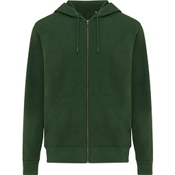 Iqoniq Abisko Zip-Kapuzenpullover, forest green, M