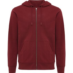 Iqoniq Abisko Zip-Kapuzenpullover, burgunderrot, XXS
