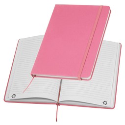 A5 Notizbuch aus Recyclingpapier , pink
