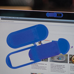 Abdeckung für die Webcam Computer/Laptop, blau