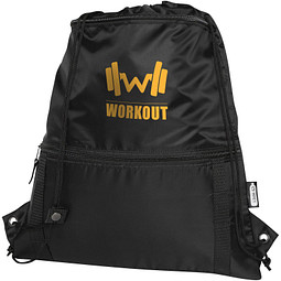 Adventure recycelte isolierter Sportbeutel 9L, schwarz