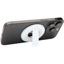 Ain Magnetische Smartphonehalterung  aus recyceltem Kunststoff mit Flaschenöffner, weiss