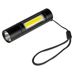Akku Taschenlampe , schwarz