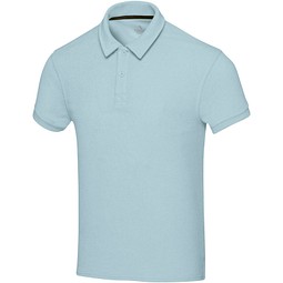 Akoya Poloshirt aus GRS-recyceltem Frottee Unisex, Cloud Blue, XL