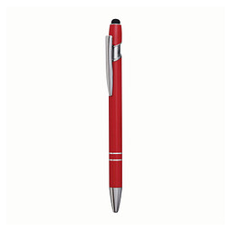 Metall-Touch-Kugelschreiber rot metallic