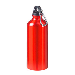 Aluminiumflasche Sporty, 600 ml, rot