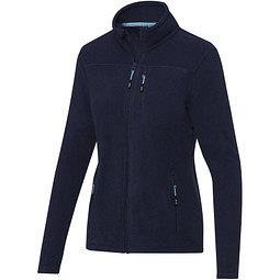 Amber GRS recycelte Fleecejacke für Damen, navy, M