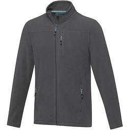 Amber GRS recycelte Fleecejacke für Herren, storm grey, L