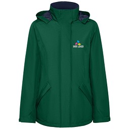 America wattierter Parka für Damen, dunkelgrün, M