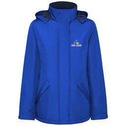 America wattierter Parka für Damen, royalblau, L