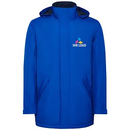 America wattierter Parka für Herren, royalblau, S