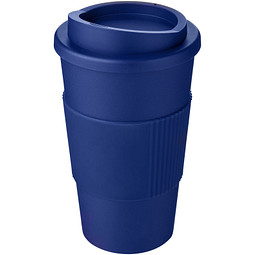 Americano Isolierbecher mit Schutzring, 350 ml, blau