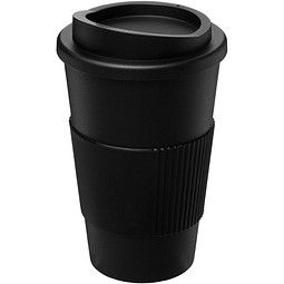 Americano Isolierbecher mit Schutzring, 350 ml, schwarz